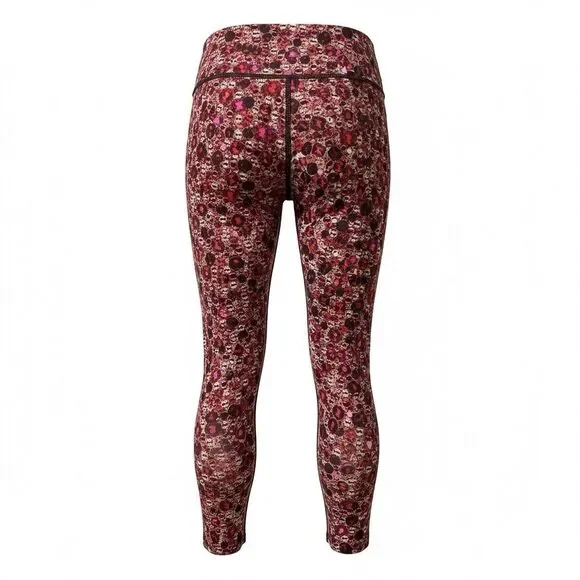 Victoria Secret Sport Knockout High Rise Legging Red Pink Jewel Gemstone New L - Picture 2 of 8